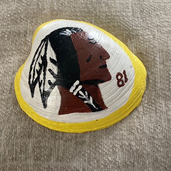 Hand Painted Redskins Memorbilia - Picture 1 of 5